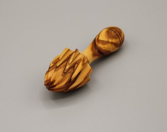 Lemon squeezer, 15 cm | made of olive wood | Handmade