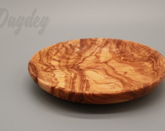 Olive wood plate | Round | Handmade