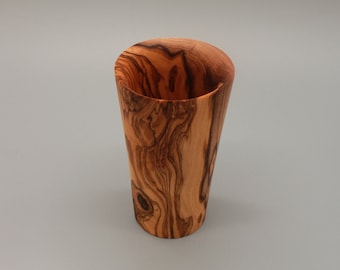 Drinking cup | made of olive wood | Handmade