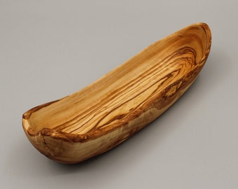Bol à pain rustique | en bois d'olivier | longueur au choix | Fait main