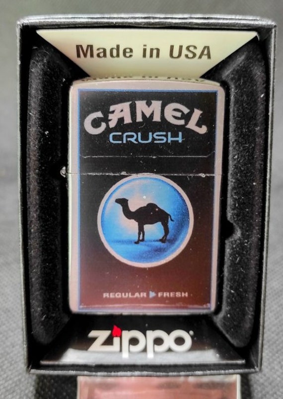 Original Zippo With Print Camel Vintage Etsy