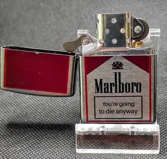 Original Zippo With Print / Marlboro - Etsy