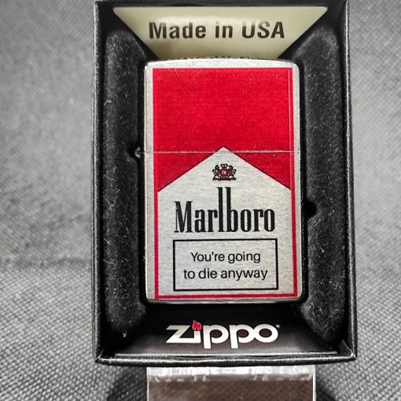 Original Zippo With Print / Marlboro - Etsy