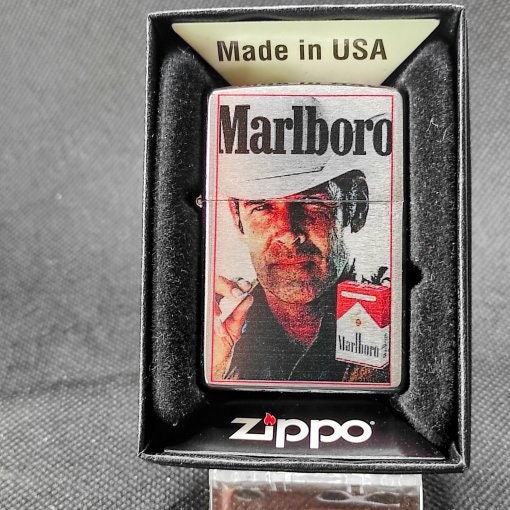 Original Zippo With Print / Marlboro - Etsy