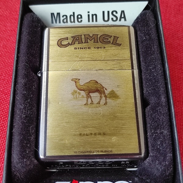 Original Zippo mit Aufdruck / Camel