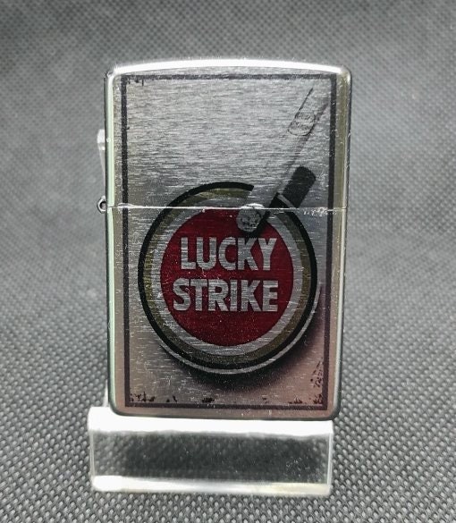 Original Zippo With Print / Lucky Strike - Etsy