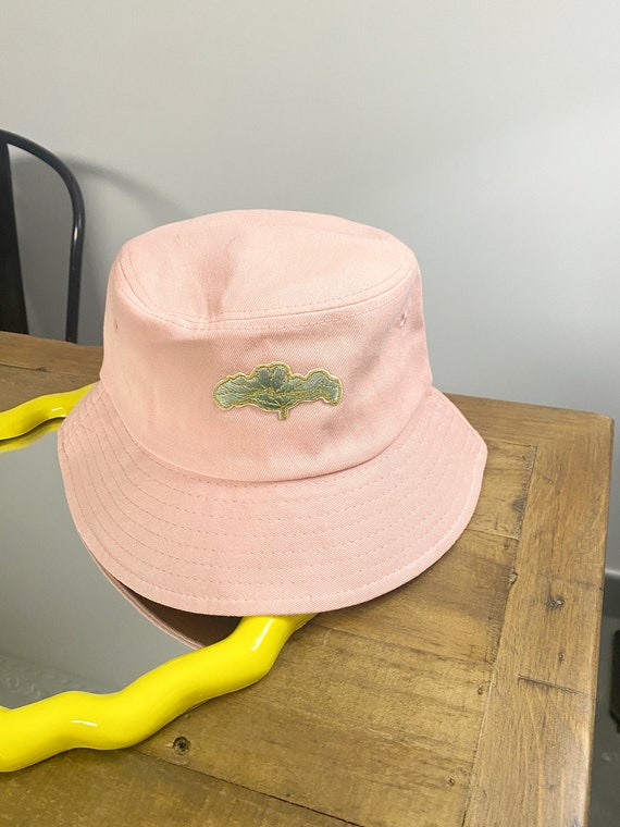 Embroidered Cotton Bucket | Pastel Color Bob | Bucket Hat | Bob Hat | Chinese Embroidery | Chinese Clothes | Chinese Gift - 3 Color Options