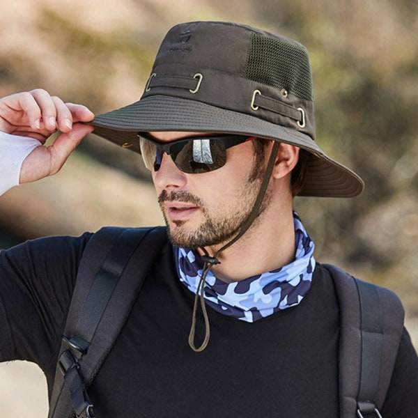 Chapeau de pêcheur pour hommes, chapeau de pêche, casquettes de pêcheur pour hommes, casquettes de pêche, chapeaux de sortie pour hommes, chapeaux de seau pour hommes, chapeaux Panama pour hommes, casquettes pour hommes Banama Hats