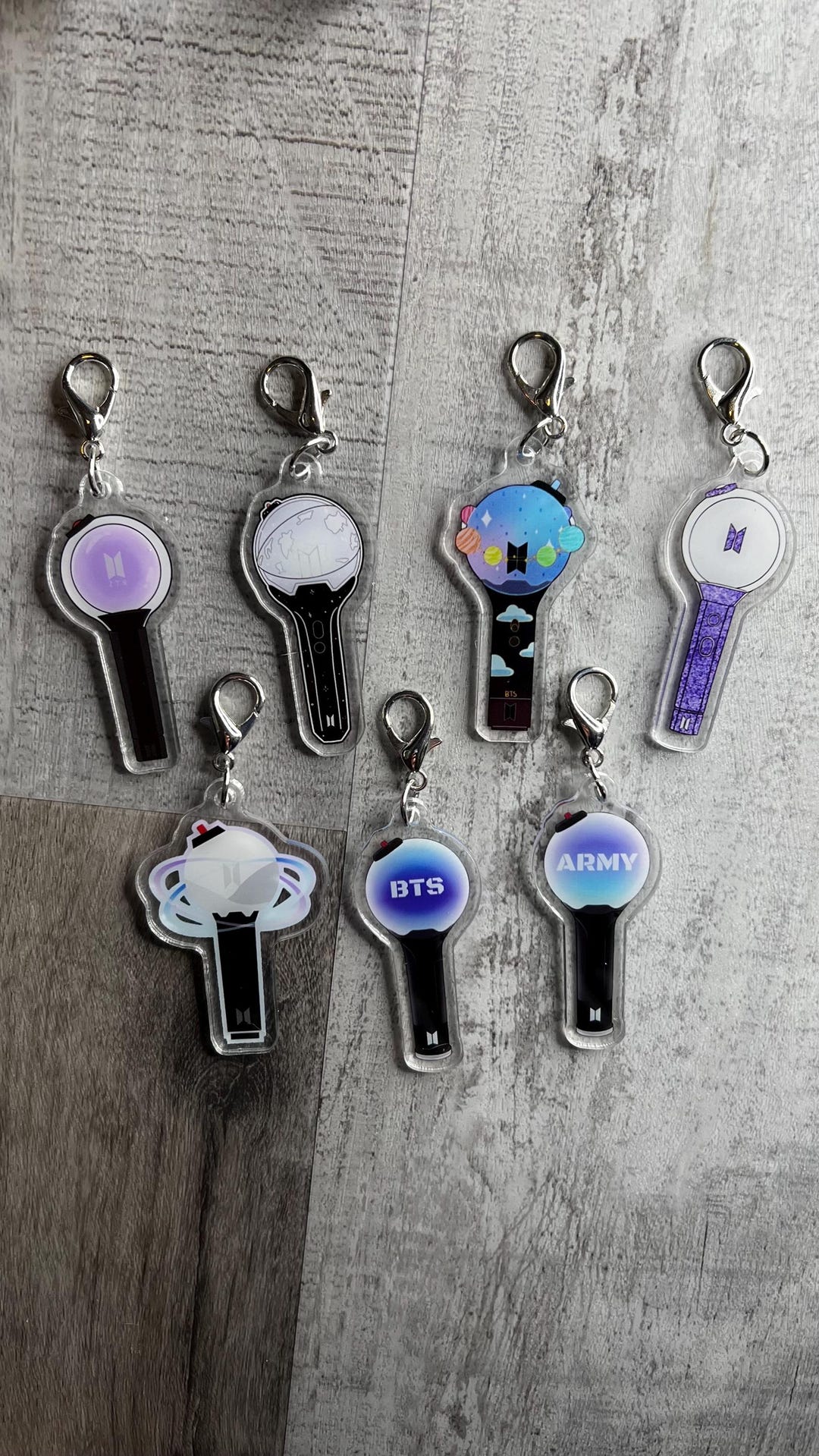 BTS Inspired Keychain | BTS Army Bomb - Etsy