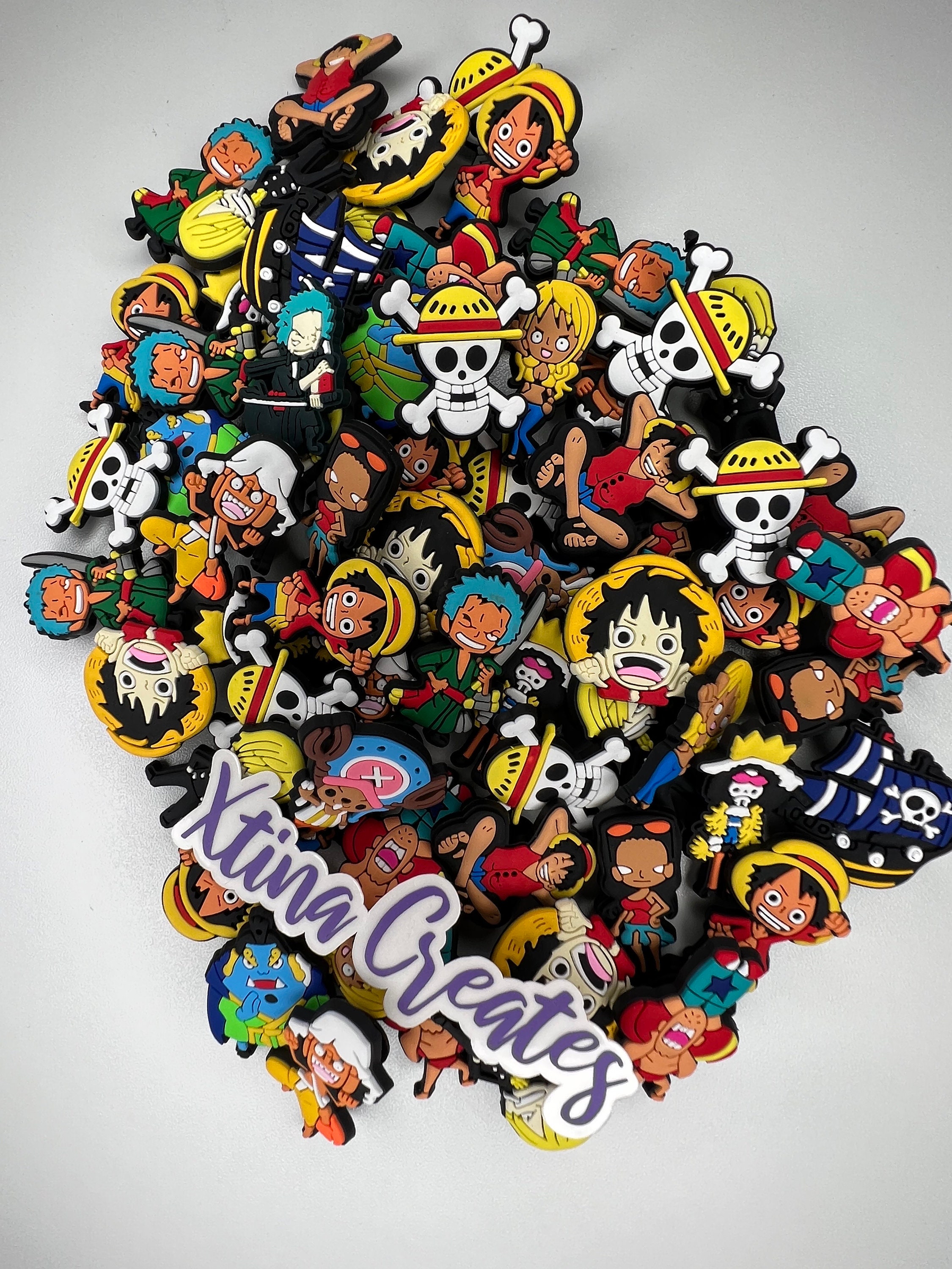 One Piece Anime Characters Crocs Shoe Charms-Anime Shoe Charms-Anime Crocs Shoe Charms-Cute Crocs Shoe Charms