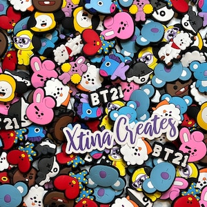 Croc Charms | BT21 Charms | Cooky | Tata | Koya | RJ | Shooky | Mang | Chimmy | Van | BTS