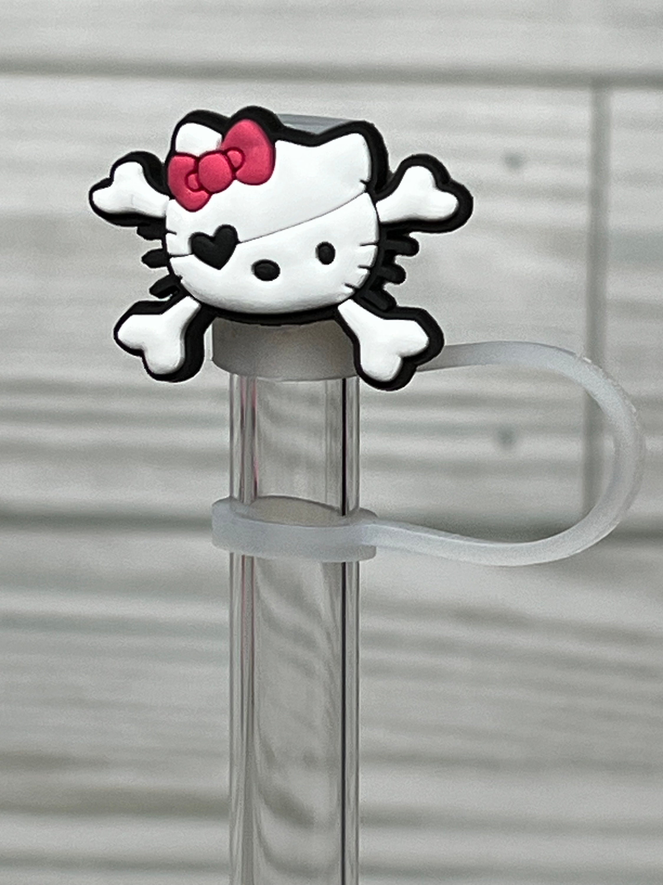 H-Kitty Heart LUXE Straw Topper