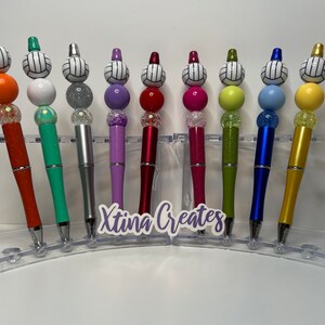 Beaded Sports Volleyball Pen | Beaded Pen | Volleyball | Pen | Sports Pen | DIY | Custom Pen