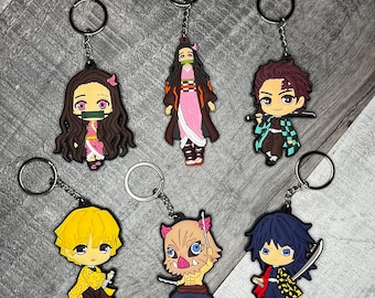 Anime Keychain | Demon Slayer Inspired