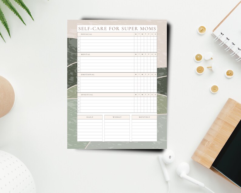 Self-care Checklist for Moms: Printable Checklist to Nourish - Etsy Australia