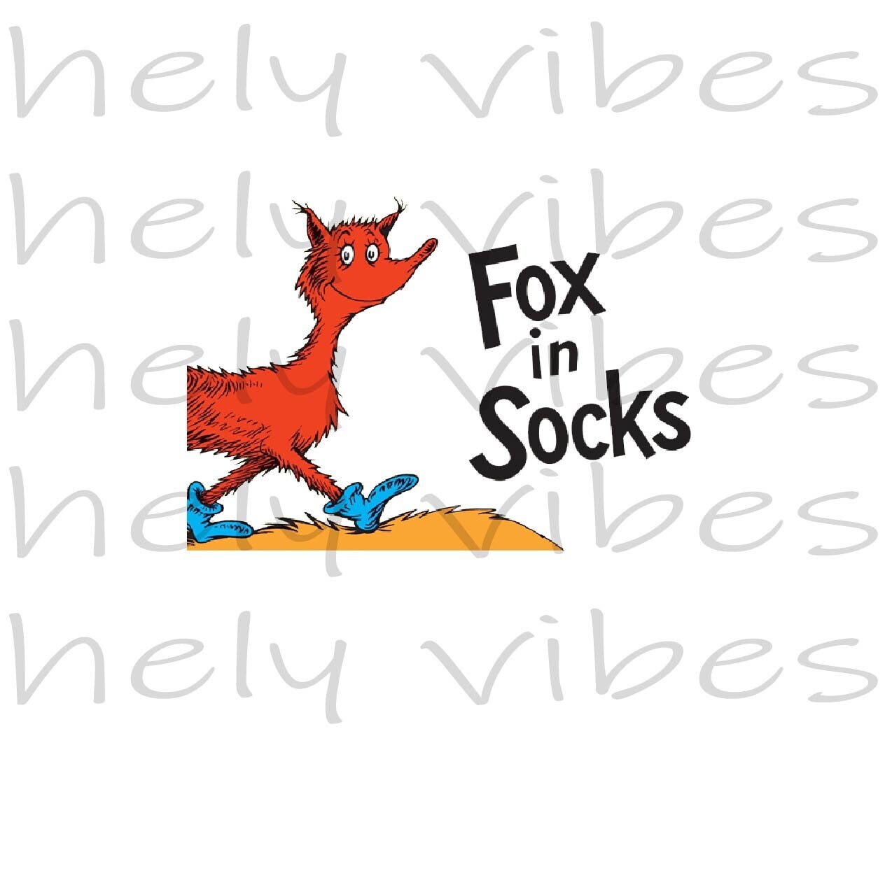 Fox in Socks PNG Etsy