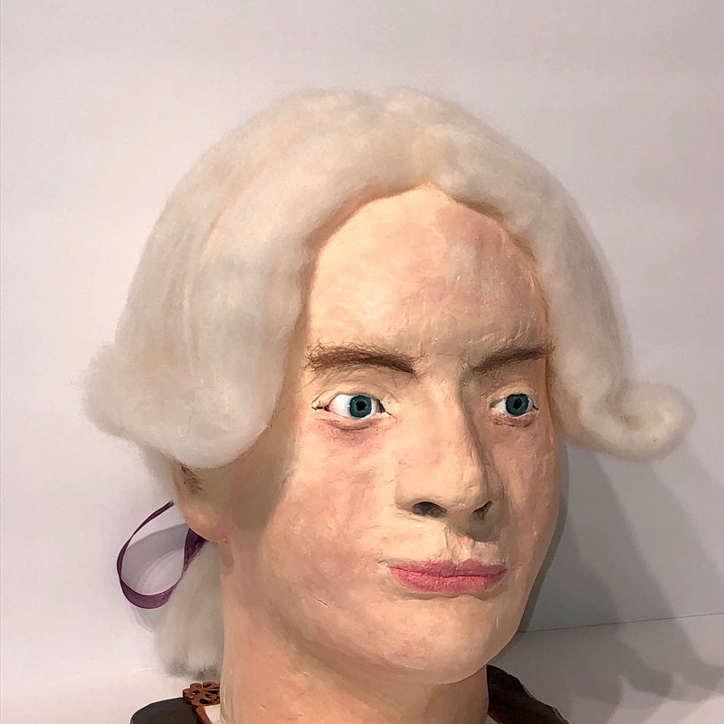 Powdered Wig - Etsy