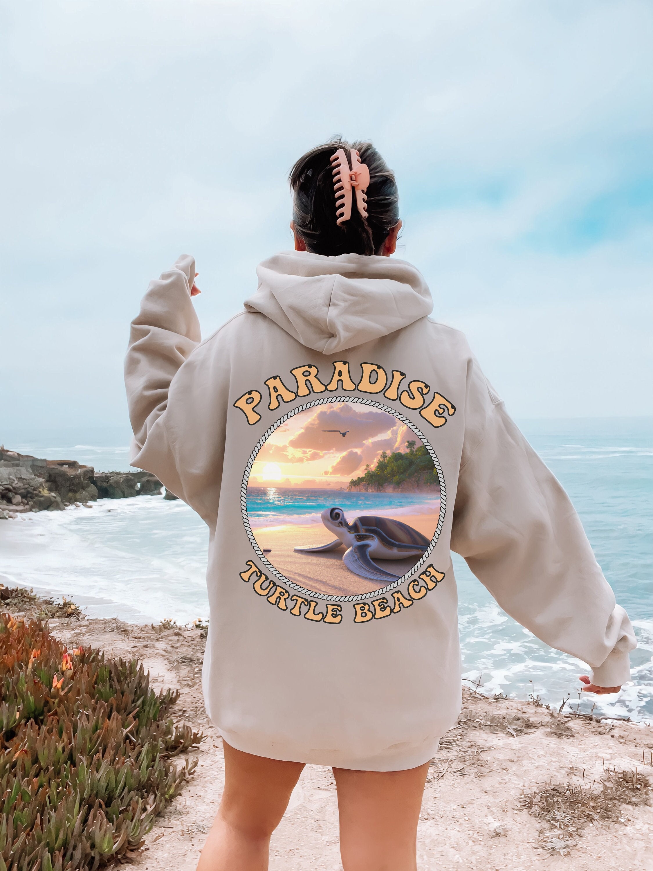Hooded beach sweater sale