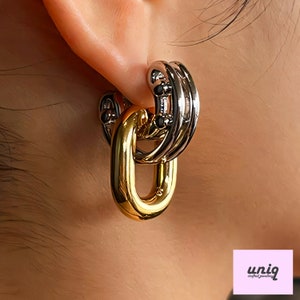 Two piece earring hotsell
