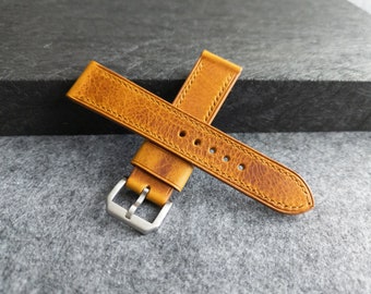 Badalassi Wax Napoli handmade leather watch strap