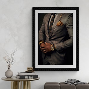 Luxury Poster, Fashion Printable Wall Art, Black White Style, Vintage Magazine, Digital Designer Poster, Vogue Printable, Instant download