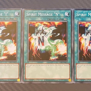 Spirit Message Set F + I + N + A + L Destiny Board LDS3 1st Edition FINALE YuGiOh