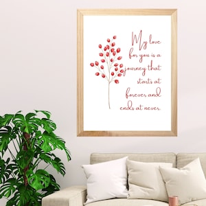 Love story couples poster romantic art