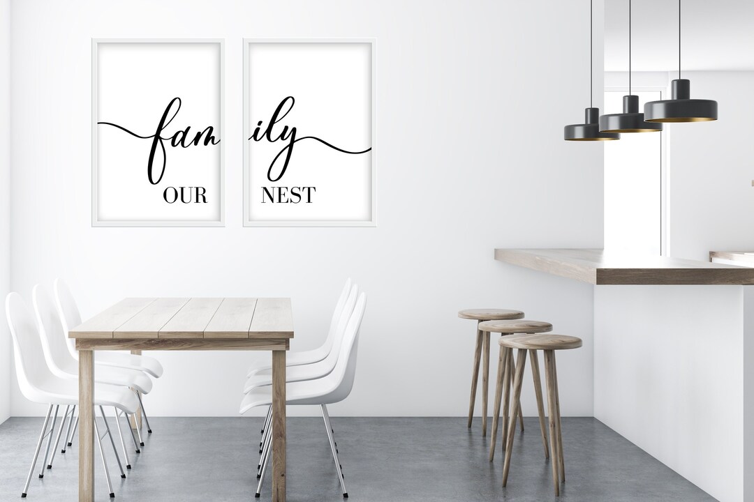 Family Wall Art Decor, Family Quotes, Printable Wall Art, Living Room ...