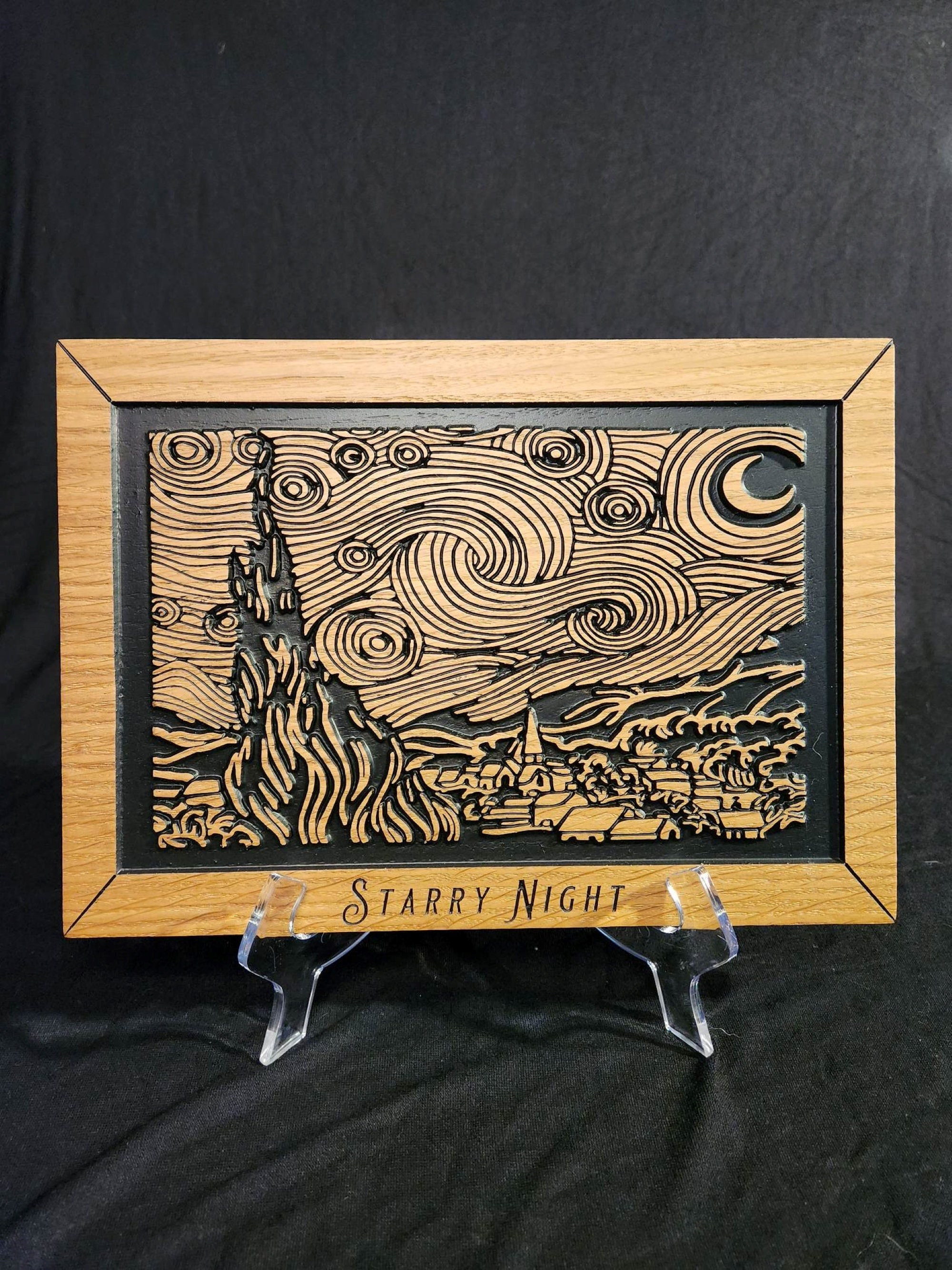 Digital Cutting File of Van Gogh's Starry Night, Starry Night