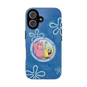SpongeBob Case | Tough phone case | iPhone Case｜Samsung Case｜iPhone 12 13 14 15 16 Pro Max Cases｜Personalized Cases｜iPhone Accessories.