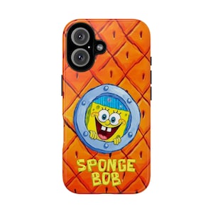 SpongeBob Case | Tough phone case | iPhone Case｜Samsung Case｜iPhone 12 13 14 15 16 Pro Max Cases｜Personalized Cases｜iPhone Accessories.
