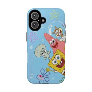 SpongeBob Case | Tough phone case | iPhone Case｜Samsung Case｜iPhone 12 13 14 15 16 Pro Max Cases｜Personalized Cases｜iPhone Accessories.