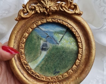 vintage,vintageframe,oilpainting,orginaloilpainting,goldframe