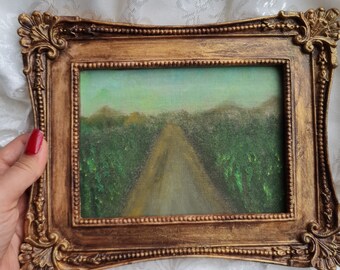 vintage,vintageoilpainting,goldframeoilpainting,landspaceoilpaintting