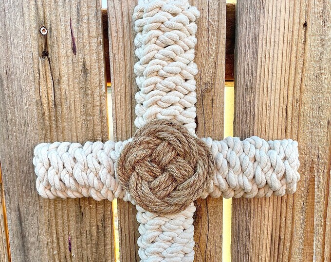 CROSS MACRAME CELTIC Knot Etsy
