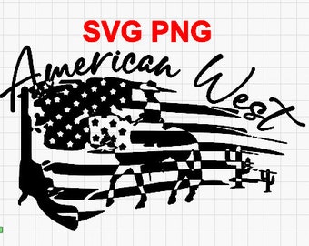 SVG PNG American West Downloadable