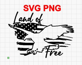 SVG PNG Land of Free Downloadable