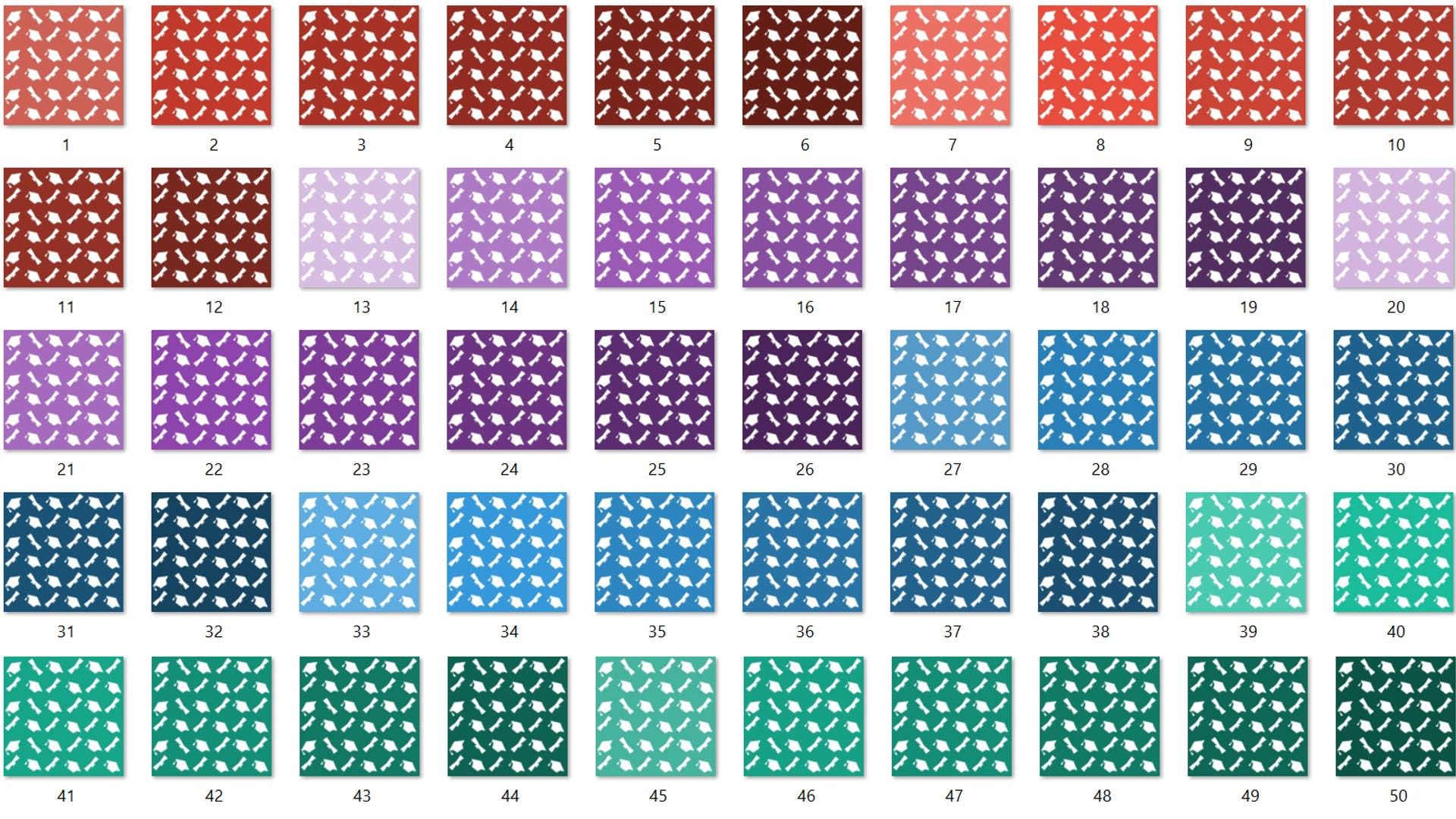 Graduation Digital Paper, Class of 2025, Grad Background, Seamless ...