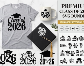 Senior 2026 PNG, Graduation 2026 Svg, Class of 2026 Shirt Design, High School Graduation, College Grad 2026
