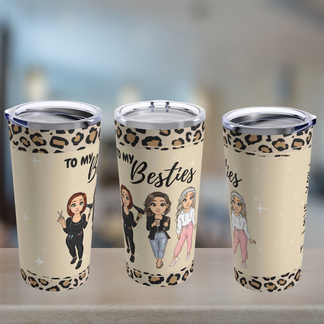 Besties Tumbler Best Friends Personalized Tumbler Besties Birthday