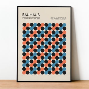 Bauhaus Print, Bauhaus, Bauhaus Poster, Bauhaus Exhibition Poster, Bauhaus Museum Poster, Bauhaus Wall Art, Bauhaus, Bauhaus Circle