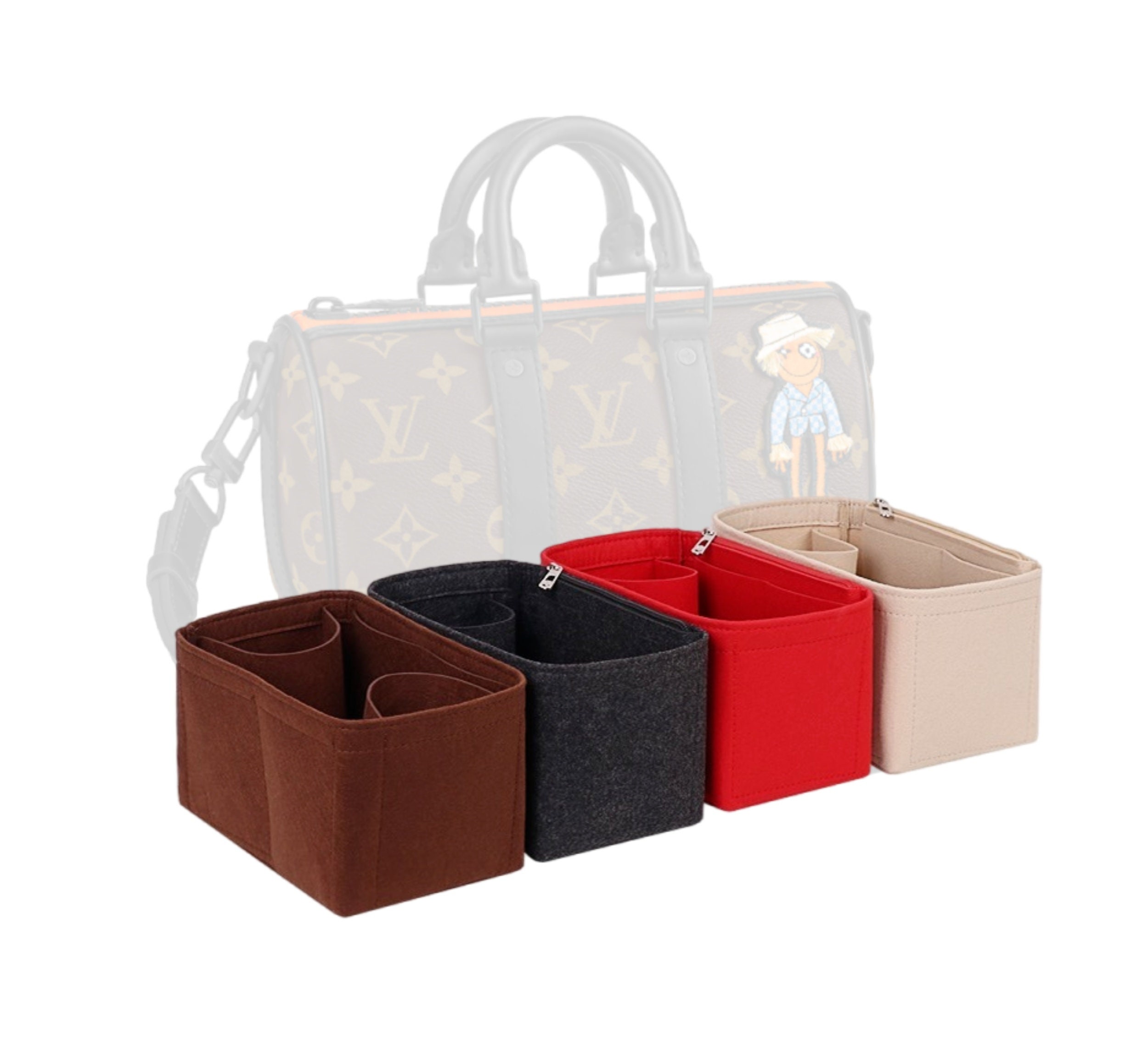 Bag Organizer for LV Keepall 45 - Premium Felt (Handmade/20 Colors) :  Handmade Products 