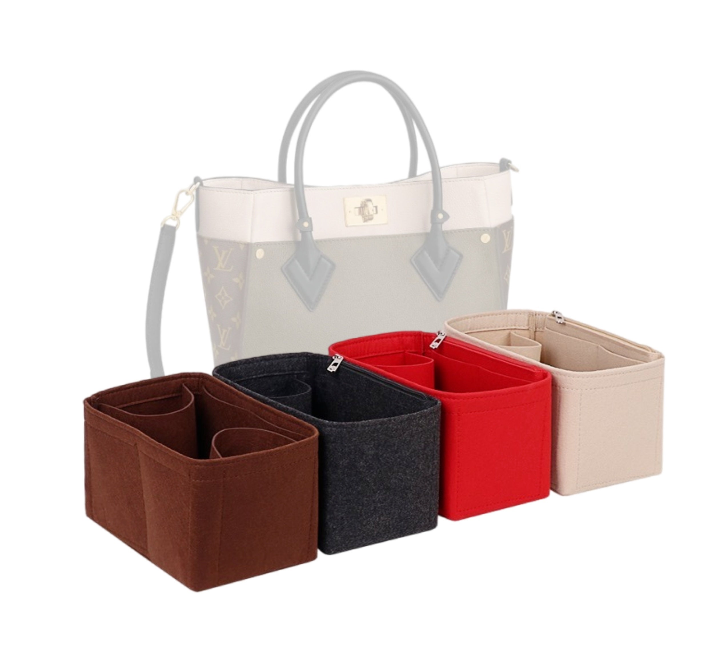 Tote Bag Organizer For Louis Vuitton Artsy MM Bag with Double Bottle H