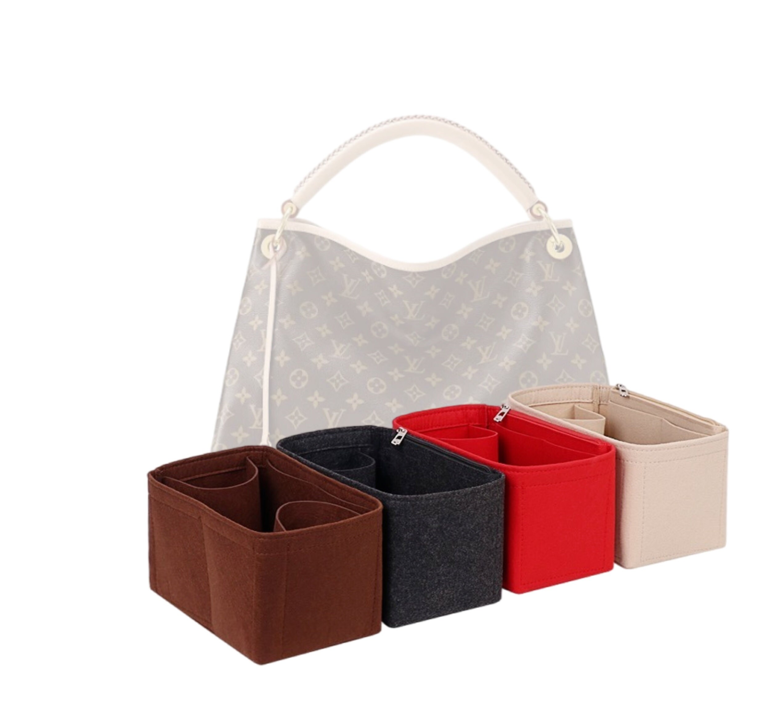 Bag and Purse Organizer with Singular Style for Louis Vuitton Artsy MM and  GM ( More colors available)