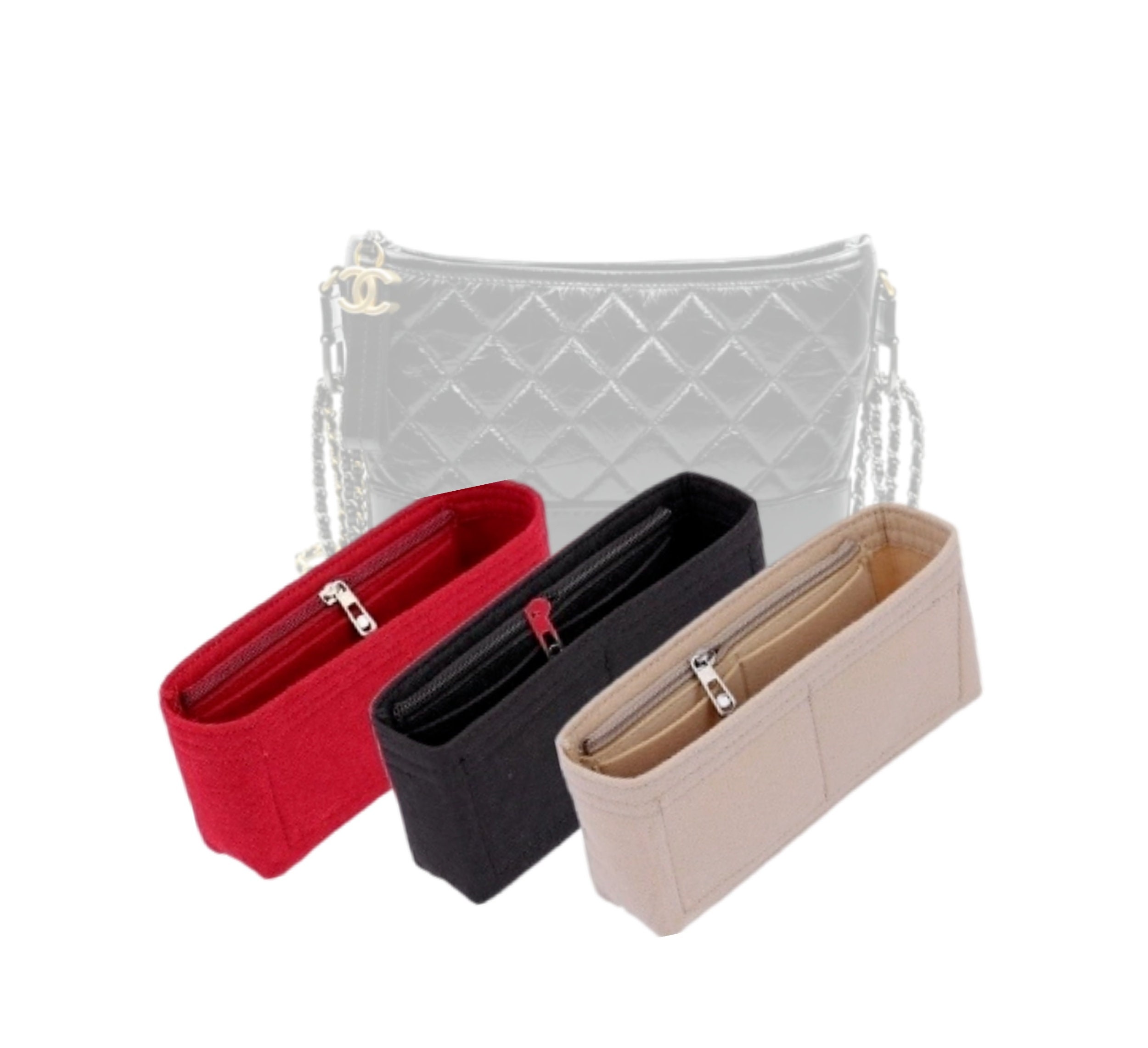 Tote Bag Organizer for Louis Vuitton Tuileries Hobo Bag with Double Bottle Holders