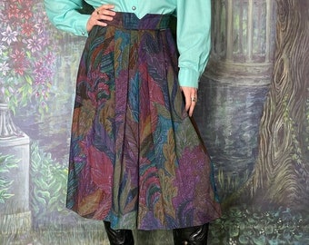 Vintage Geiger dark abstract feathers skirt