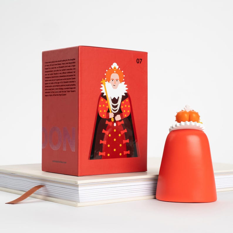 Elisabeth I. – Sammlerstück aus London | Souvenir, Sammlerstück, Design, Britischer Königlicher Turm, Historisches Symbol, Tudor-Feminismus, Modegeschenk Bild 5