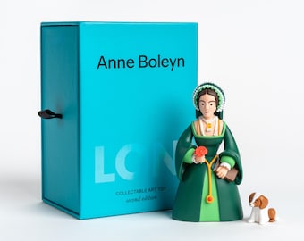 Anne Boleyn - Collectable London Art Toy I Souvenir Collectible Design British Royal Historic Tower Queen Tudor Feminist Icon Fashion Gift