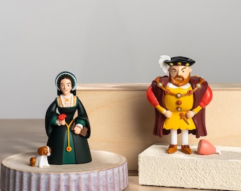 Anne Boleyn & Henry VIII, The Happy Couple Bundle, objets d'art londoniens à collectionner, livre design souvenir, chien Tudor royal