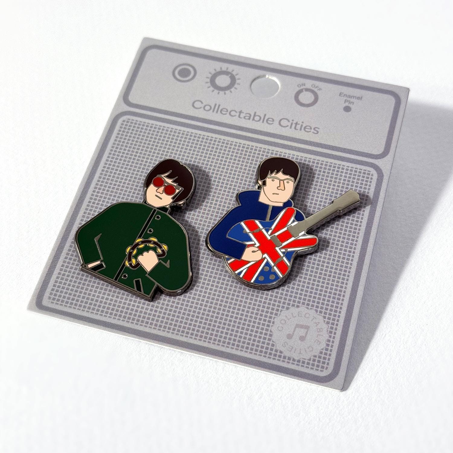 Oasis Logo Collectible Pins Official Oasis Band Logo Pin Badge Set
